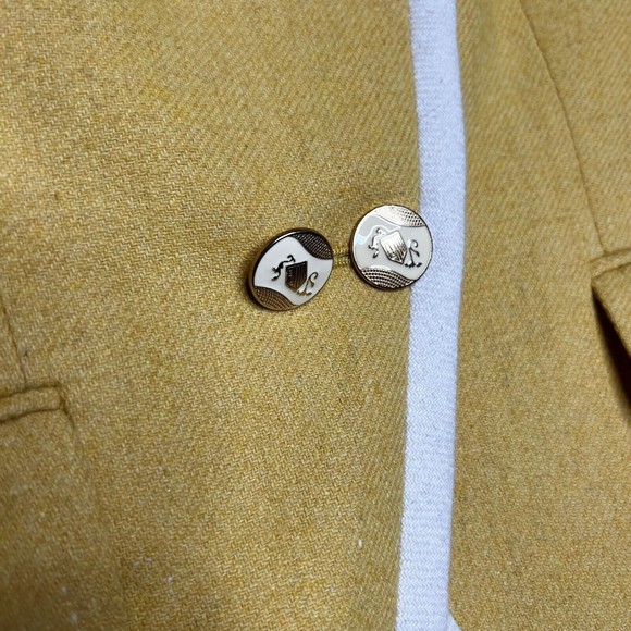 Ann Taylor Loft Yellow Blazer Women’s 6 Y2K Clueless - Picture 4 of 15